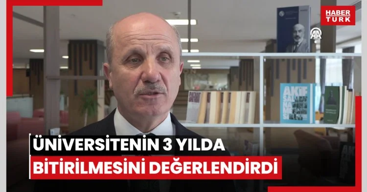 YÖK Başkanı Özvar, üniversitenin 3 yılda bitirilebilmesine ilişkin uygulamayı değerlendirdi