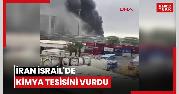 İran İsrail de kimya tesisini vurdu