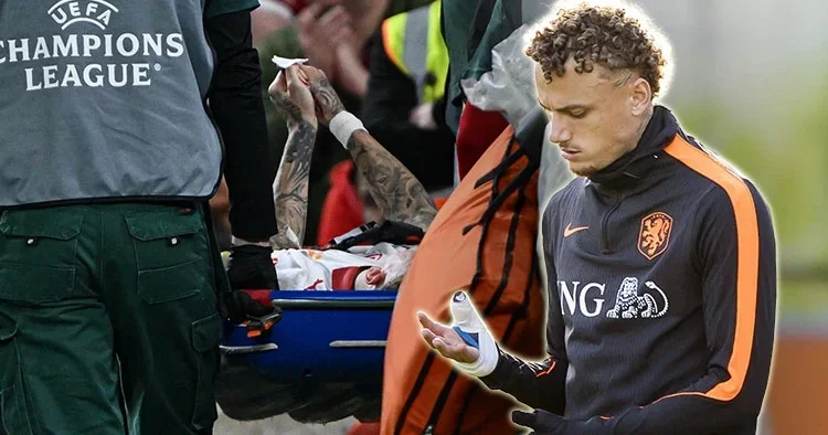 Noa Lang açıkladı: Parmağıyla ilgili gerçek ortaya çıktı! Reklam panosuna tutunurken...