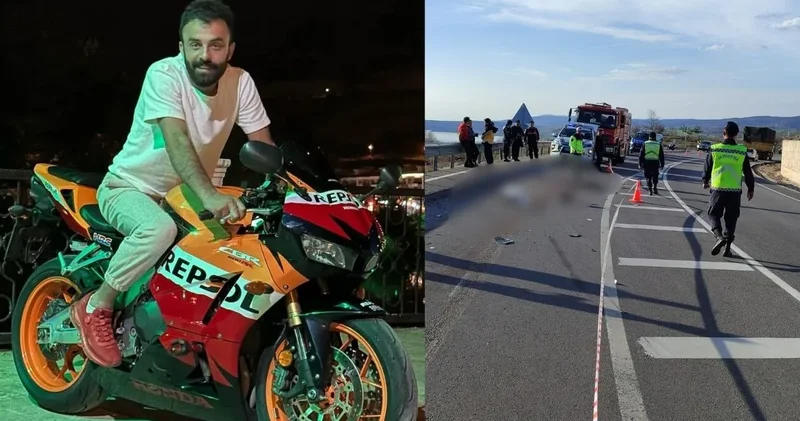 Virajı alamayan motosiklet kamyona çarptı: 44 yaşındaki sürücü can verdi