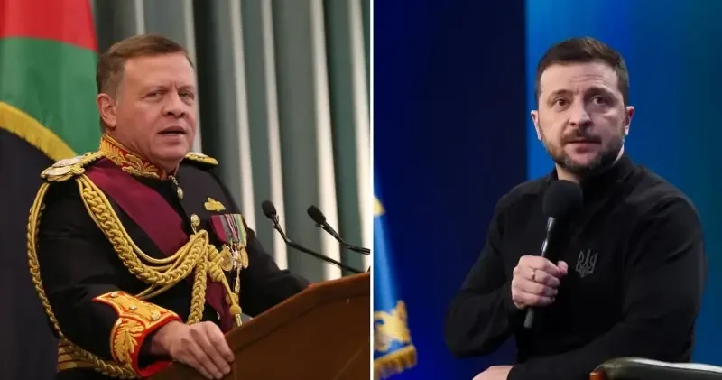 Ürdün Kralı 2. Abdullah ile Ukrayna lideri Zelenski Amman da bir araya geldi Dünya Haberleri