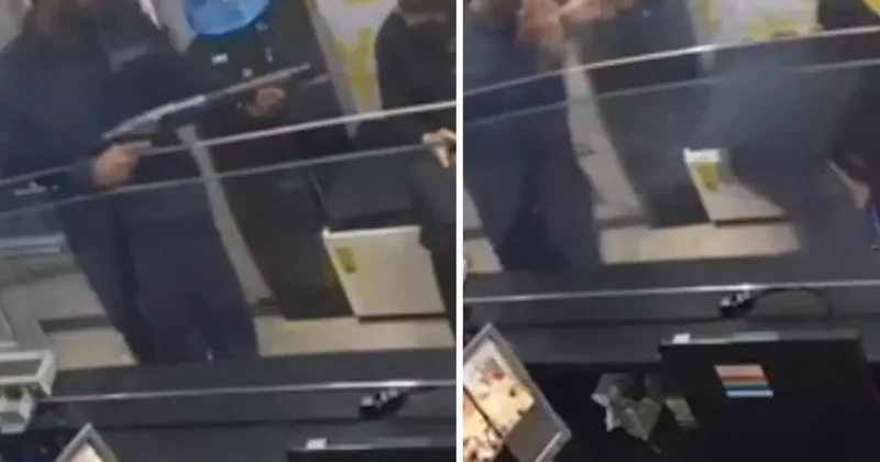 Silahıyla oynayan güvenlik görevlisi müşteriyi kazara vurdu