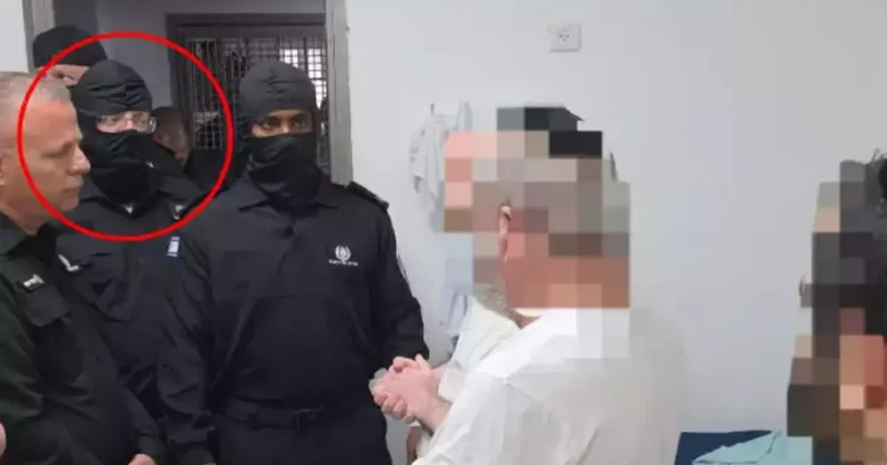 İsrailli Bakan kılık değiştirip baskın yaptı! Filistinli mahkumlar için yeni talimat