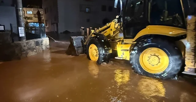 Bodrum a 24 saatte metrekareye 50 kilogram yağış düştü Muğla Haberleri