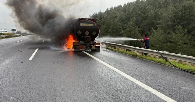 Osmaniye de akaryakıt tankerinde çıkan yangın söndürüldü Osmaniye Haberleri