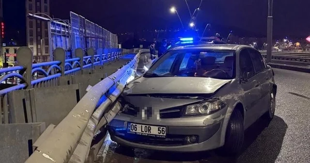 Alkollü sürücü bariyerlere girdi: 25 bin TL ceza yazıldı Kayseri Haberleri