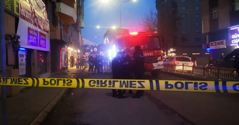 Halı mağazasında yangın: Bir kişi gözaltına aldı