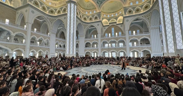 Şahinbey Millet Camii nde çocuk sesleri Gaziantep Haberleri