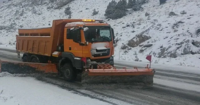 Antalya Konya karayolunda kar etkisini sürdürüyor Antalya Haberleri