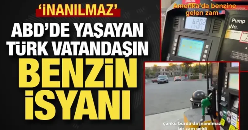 ABD de yaşan Türk vatandaşın benzin isyanı! İnanılmaz zam geldi