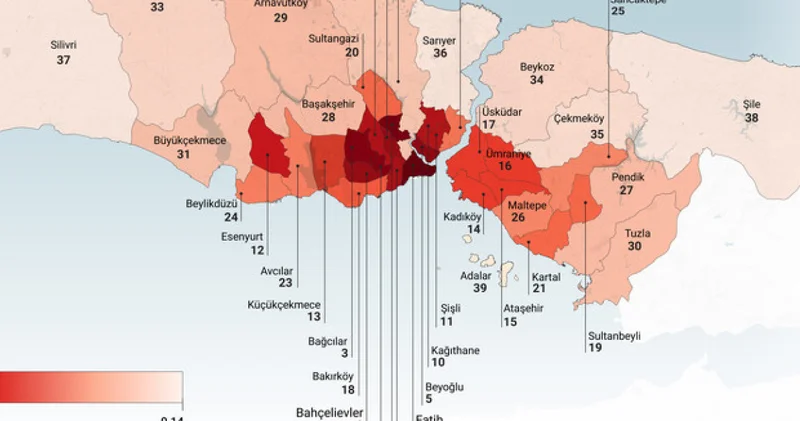 İstanbul sel riski haritası: İstanbul da sel açısından hangi ilçeler riskli, hangileri risksiz?