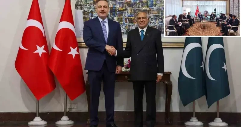 Barış diplomasisi devam ediyor: Bakan Fidan Pakistanlı mevkidaşı Dar ile bir araya geldi Gündem Haberleri