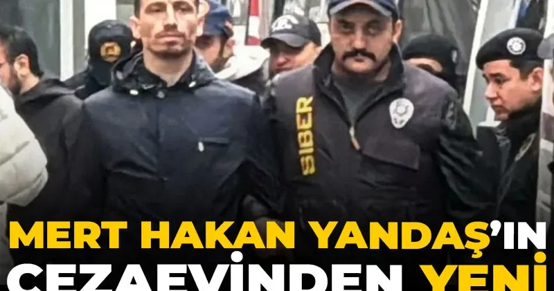 Mert Hakan Yandaş elinde tesbihle cezaevinden poz verdi