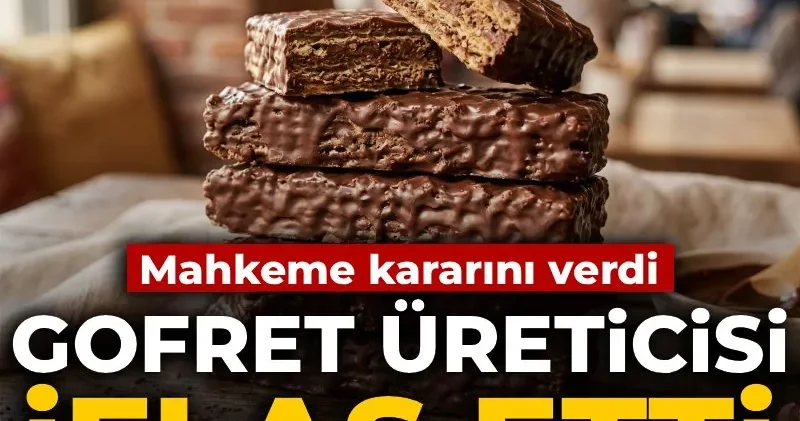 Mahkeme kararını verdi: Gofret üreticisi iflas etti