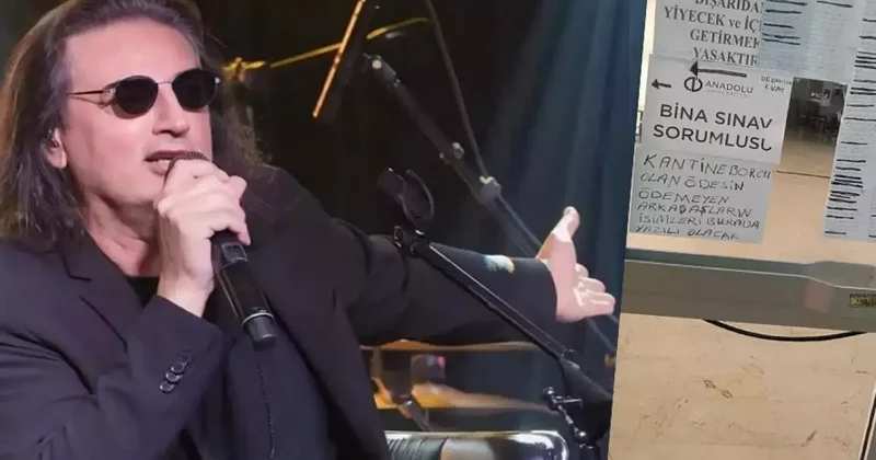 Ünlü şarkıcı Çelik borcunu ödemeyen öğrencileri ifşa eden kantinciye ateş püskürdü!