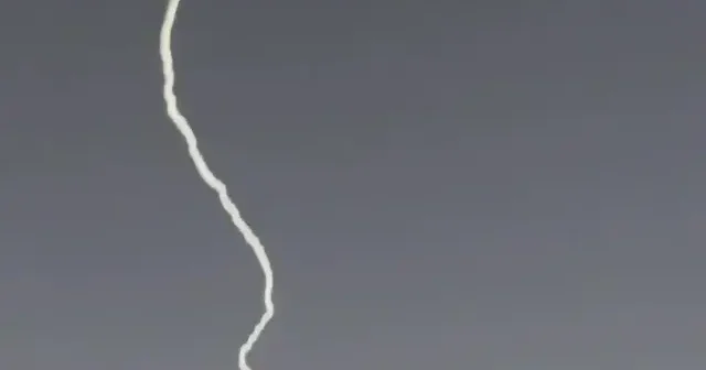 İran ın misilleme füzeleri Suriye den görüldü VİDEO İZLE