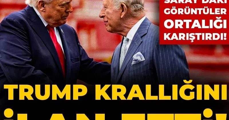 Trump krallığını ilan etti! Beyaz Saray’daki görüntüler ortalığı karıştırdı!