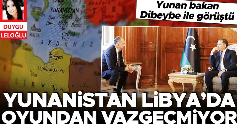 Yunanistan Libya ’da oyundan vazgeçmiyor