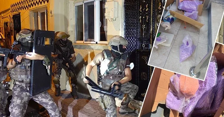 Hap şebekesine Jandarma ve MİT ten ortak operasyon