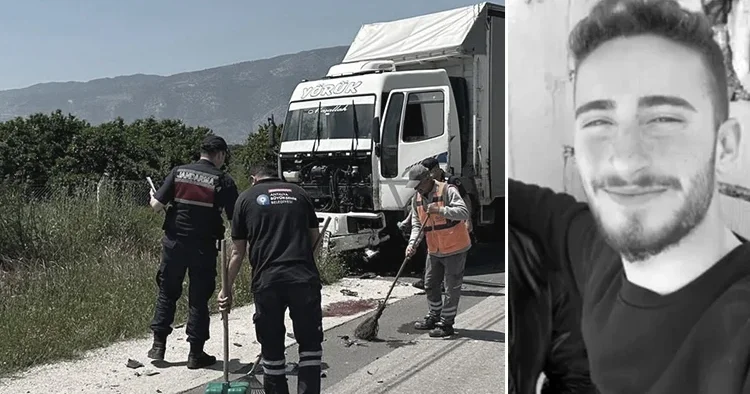 Motosiklet sürücüsü Yusuf Akkurt kazada hayatını kaybetti