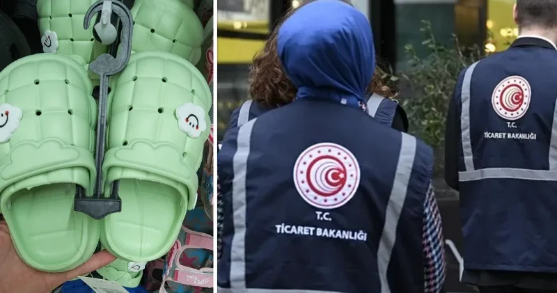 Ticaret Bakanlığı çocuk terliğini piyasadan toplatıyor: Bu terlik zehirleyebilir Gündem Haberleri