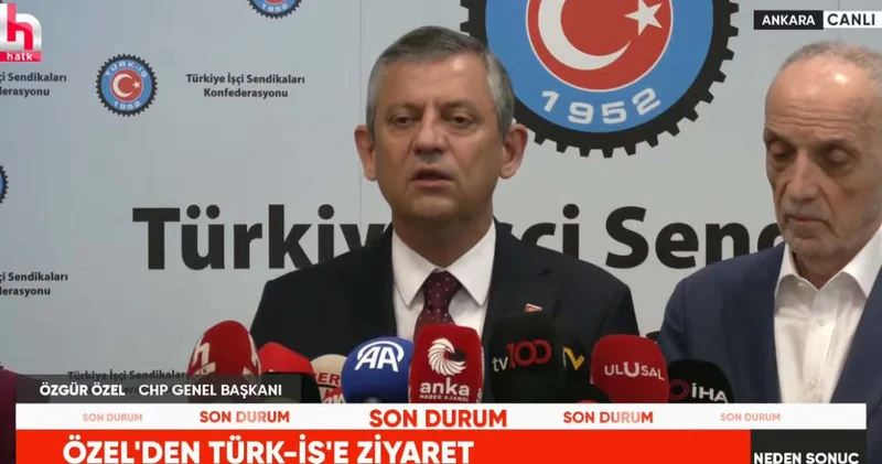 Son Dakika Özel den Erdoğan a 1 Mayıs çağrısı! Sendikalaşmaya karşı yargı oyunlarını kaldıralım