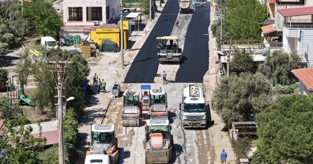 Aydın Büyükşehir Akbük yolunu yeniliyor Aydın Haberleri