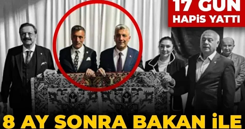 Can Holding soruşturmasında 17 gün hapis yattı, 8 ay sonra bakan ile yan yana geldi