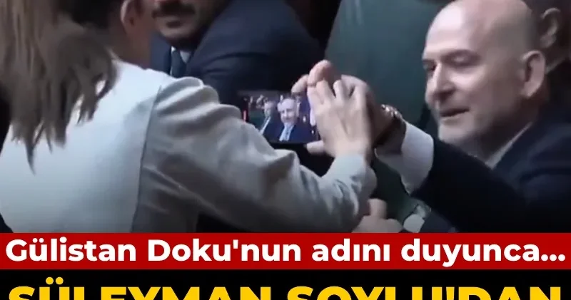 Gülistan Doku sorusunu duyan Süleyman Soylu dan gazeteciye fiziki müdahale