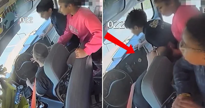 Seyir halindeki şoför bayıldı! Dehşeti yaşayan çocuklar bakın ne yaptı