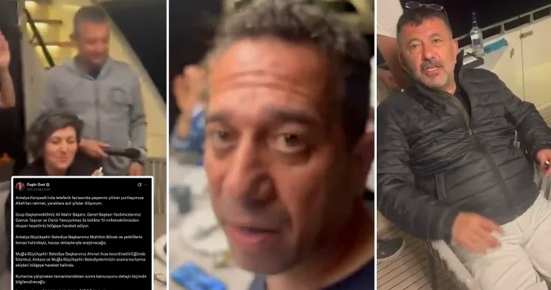 Özgür Özel felaket için görevlendirdiği Ali Mahir Başarır la teknede rakı keyfi yapmış Politika Haberleri