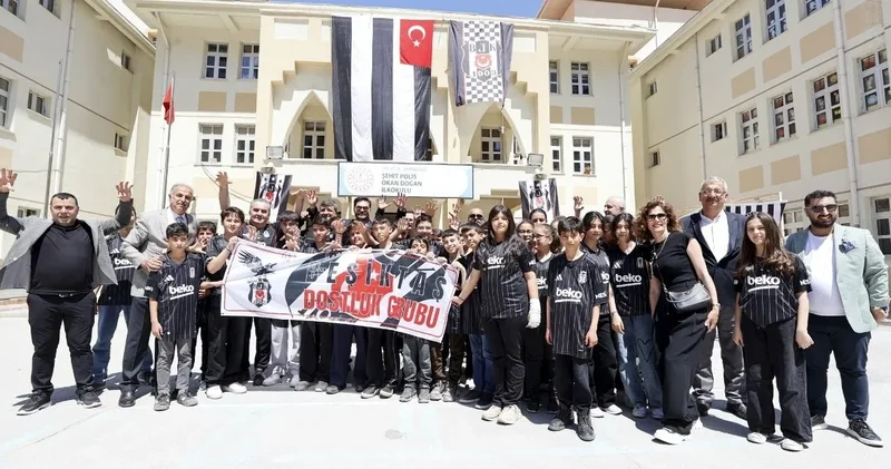 Malatyalı çocukları Beşiktaşlı yaptılar