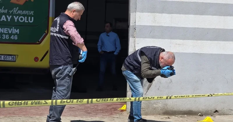Otobüsünü tamir için getirdiği dükkanda silahlı saldırıya uğradı