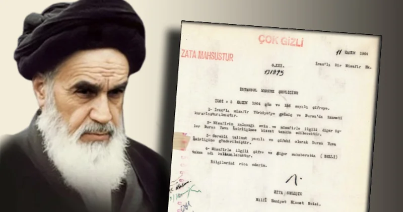 MİT paylaştı: 1964 yılına ait çok gizli Humeyni belgesi! Son dakika haberleri