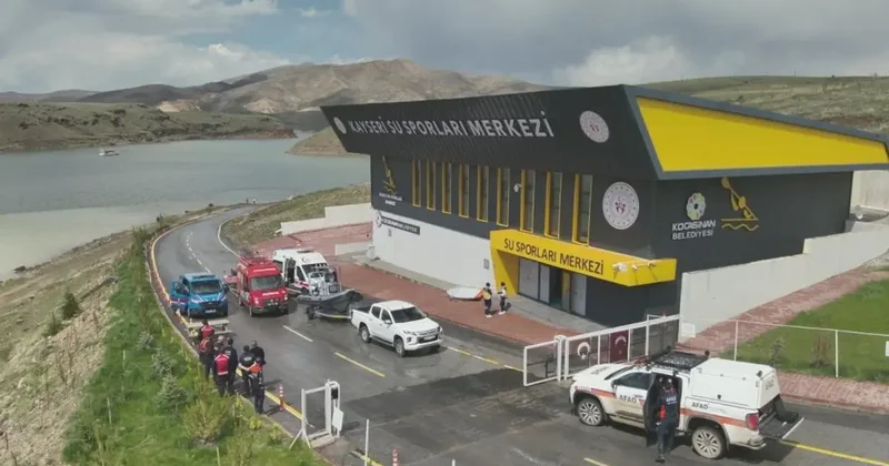 Barajda sörfleri alabora olan 2 kişi kurtarıldı