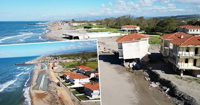 Deniz suyu evlere kadar geldi: 2 siteyi böyle kurtaracaklar