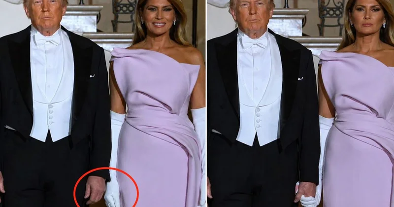 Herkes o detaya takıldı, First Lady Trump ın elini yine tutmadı