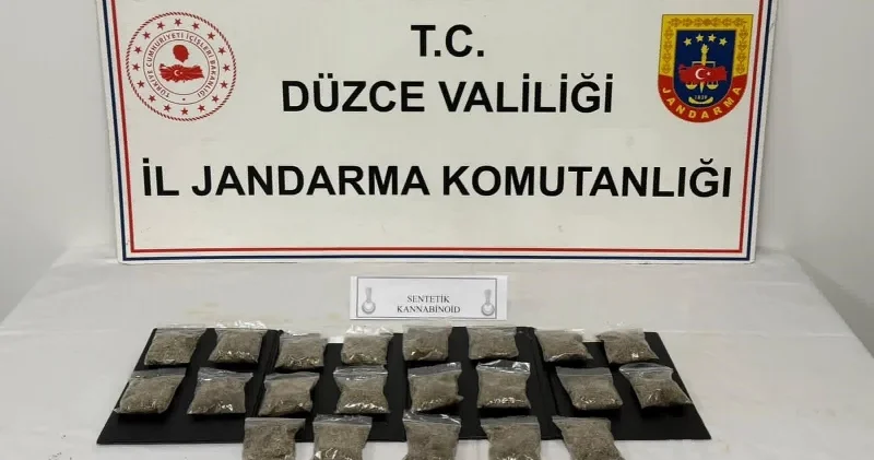 Zehir ticaretine baskın: Evinde paketlerken yakalandı Düzce Haberleri