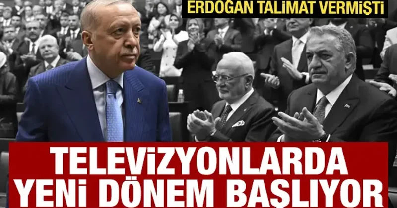 Erdoğan talimat vermişti: Dizi ve filmlerde yeni dönem başlıyor