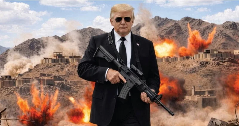 Trump bu kez de elinde tüfekle İran ı tehdit etti! Artık o iyi adam yok