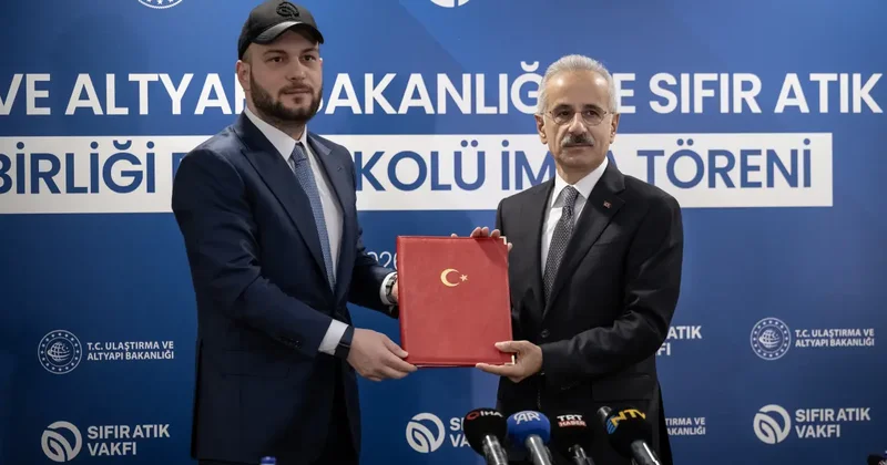 Ulaştırma ve Altyapı Bakanlığı ile Sıfır Atık Vakfı arasında işbirliği protokolü imzalandı