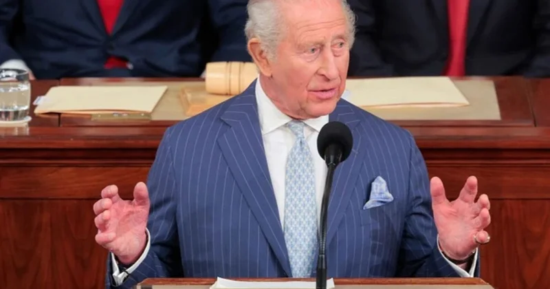 İngiltere Kralı 3. Charles, ortak oturumda ABD Kongresine hitap etti