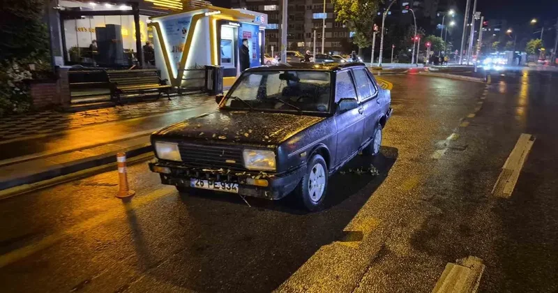 Alkollü sürücü idaresindeki araç duvara çarptı ihbarı asılsız çıktı