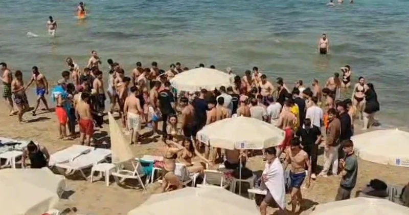 Kuşadası nda yürekleri ağza getiren olay! Çinli turist boğulma tehlikesi geçirdi