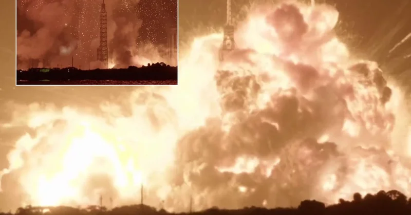 Blue Origin roketi fırlatma rampasında patladı