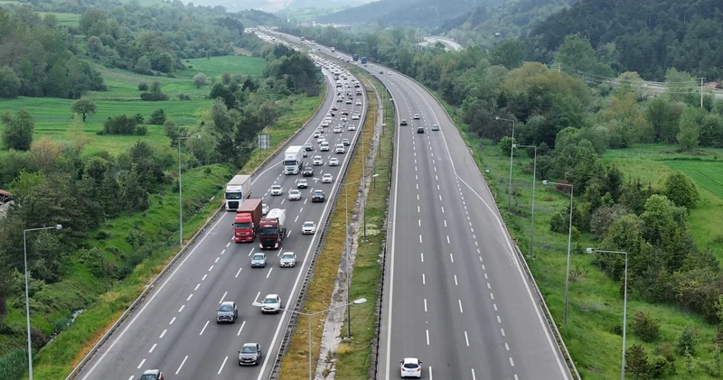 Bolu da ağır tonajlı araçlara bayram dönüşü seyir yasağı