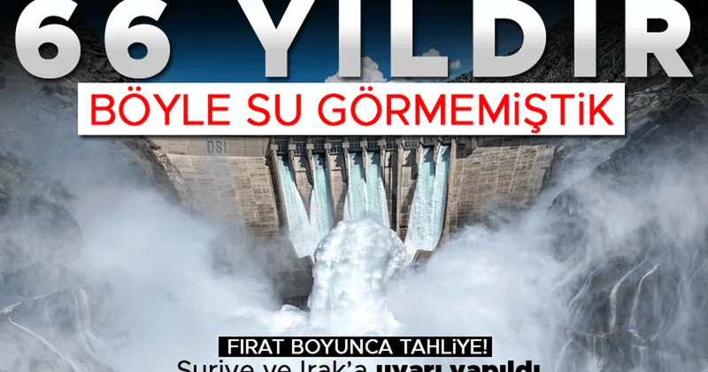 Barajlar doldu, taşkın riski kapıda... Son 66 yılın en yüksek seviyesi