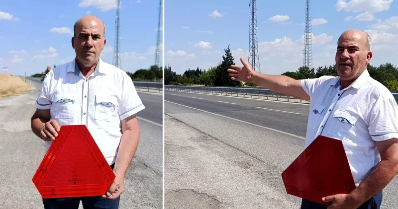 Edirne de acılı ağabeyden reflektör çağrısı: Kaza noktasında sesini duyurdu Edirne Haberleri