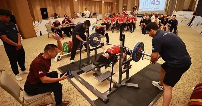 Görme Engelliler Avrupa Halter Şampiyonası başladı