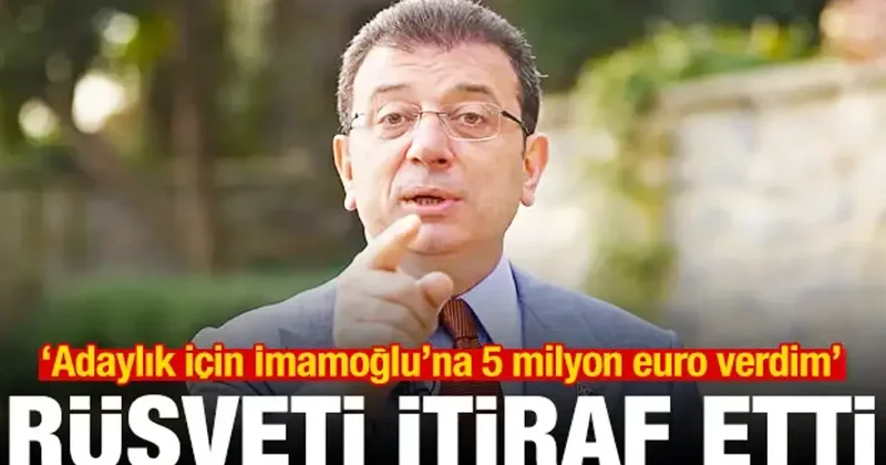 Böcek: Adaylık için İmamoğlu na 5 milyon euro verdim